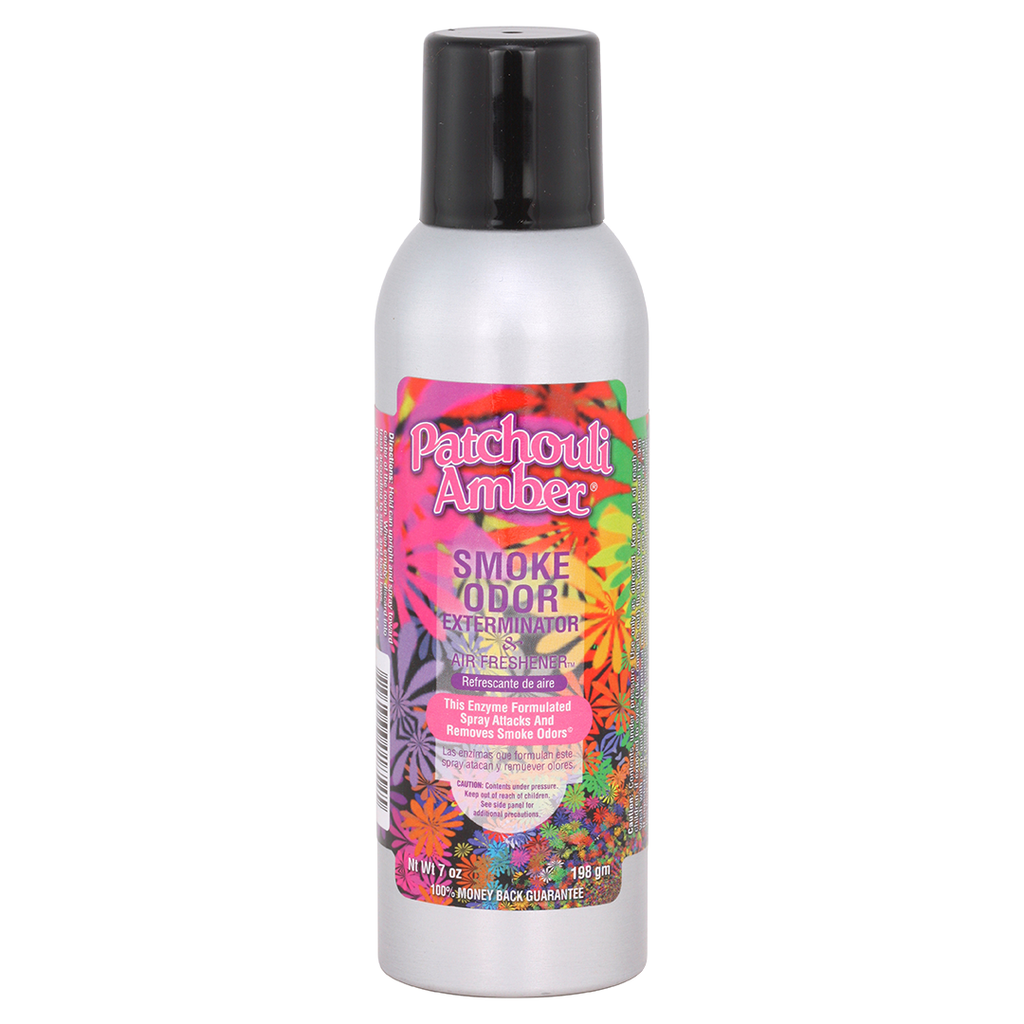 Smoke Odor Exterminator Patchouli Amber Air Freshener Spray 7oz