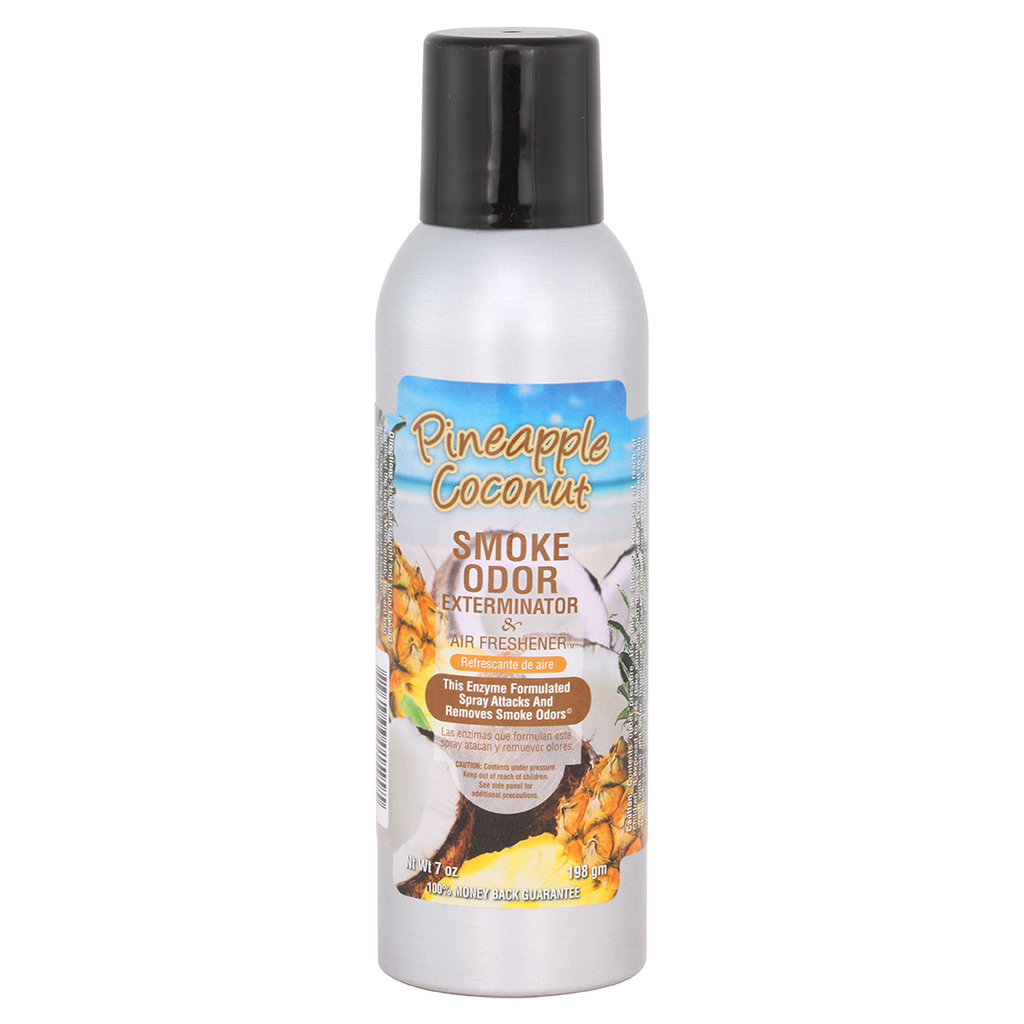 Smoke Odor Exterminator Pineapple Coconut Air Freshener Spray 7oz