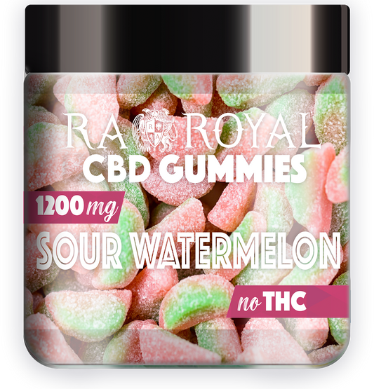 RA Royal Sour Watermelon 1200MG CBD Gummies