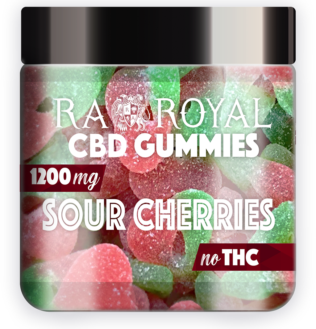 R.A. Royal Sour Cherries CBD Gummies 1200MG