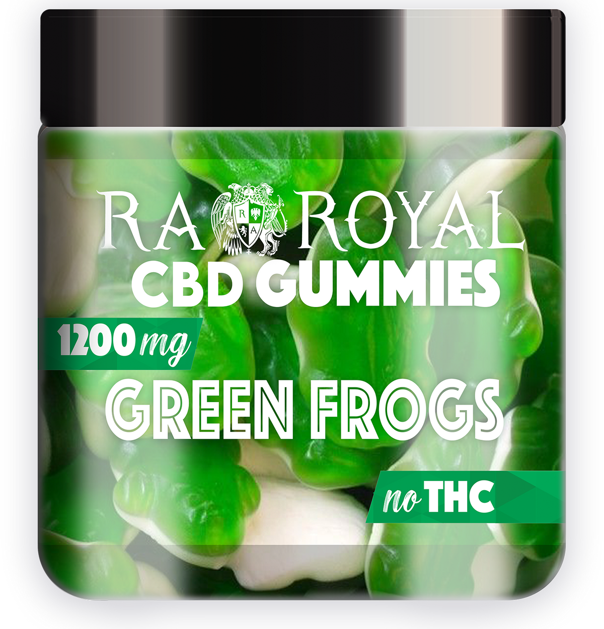 R.A. Royal Green Frogs 1200MG CBD Gummies