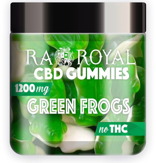 R.A. Royal Green Frogs 1200MG CBD Gummies