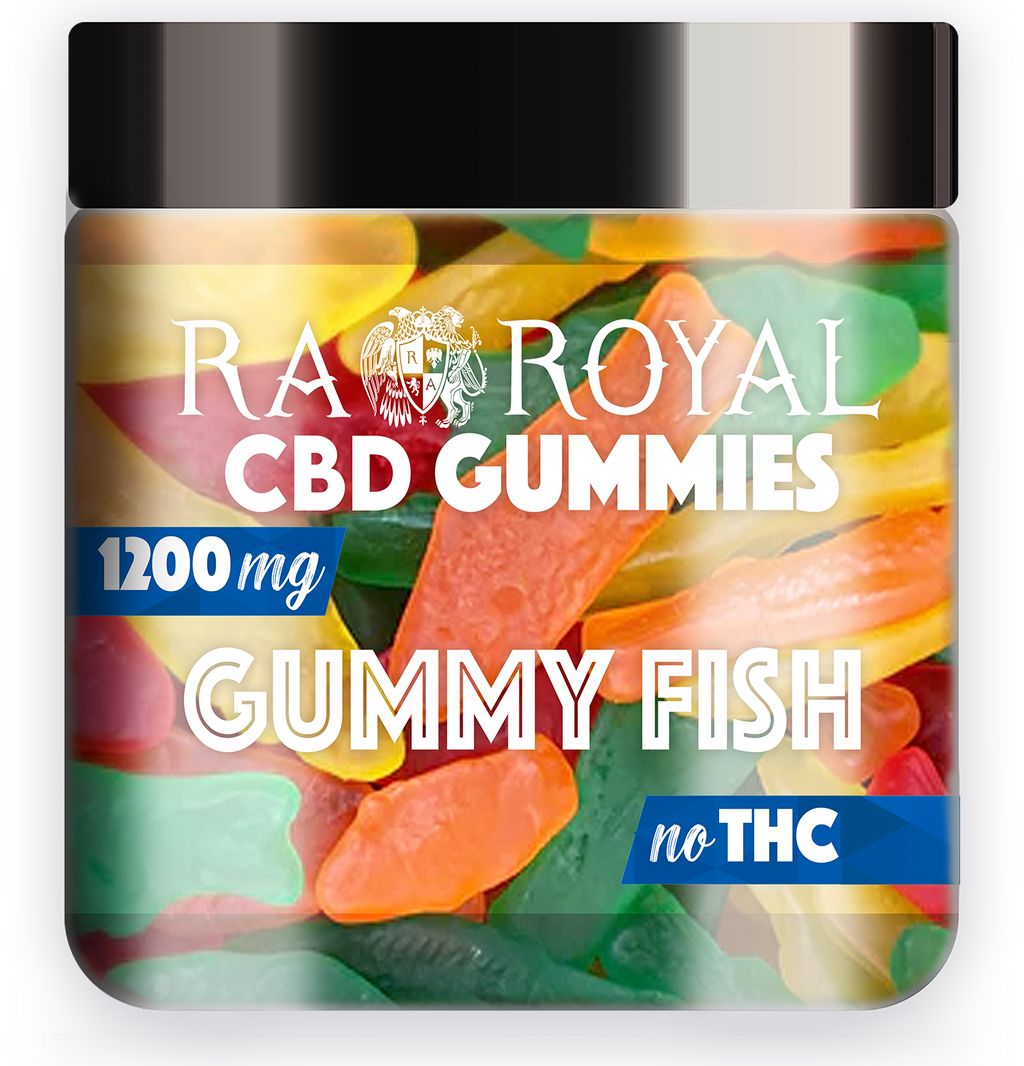 RA Royal Gummy Fish 1200MG CBD Gummies