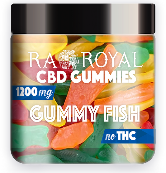RA Royal Gummy Fish 1200MG CBD Gummies
