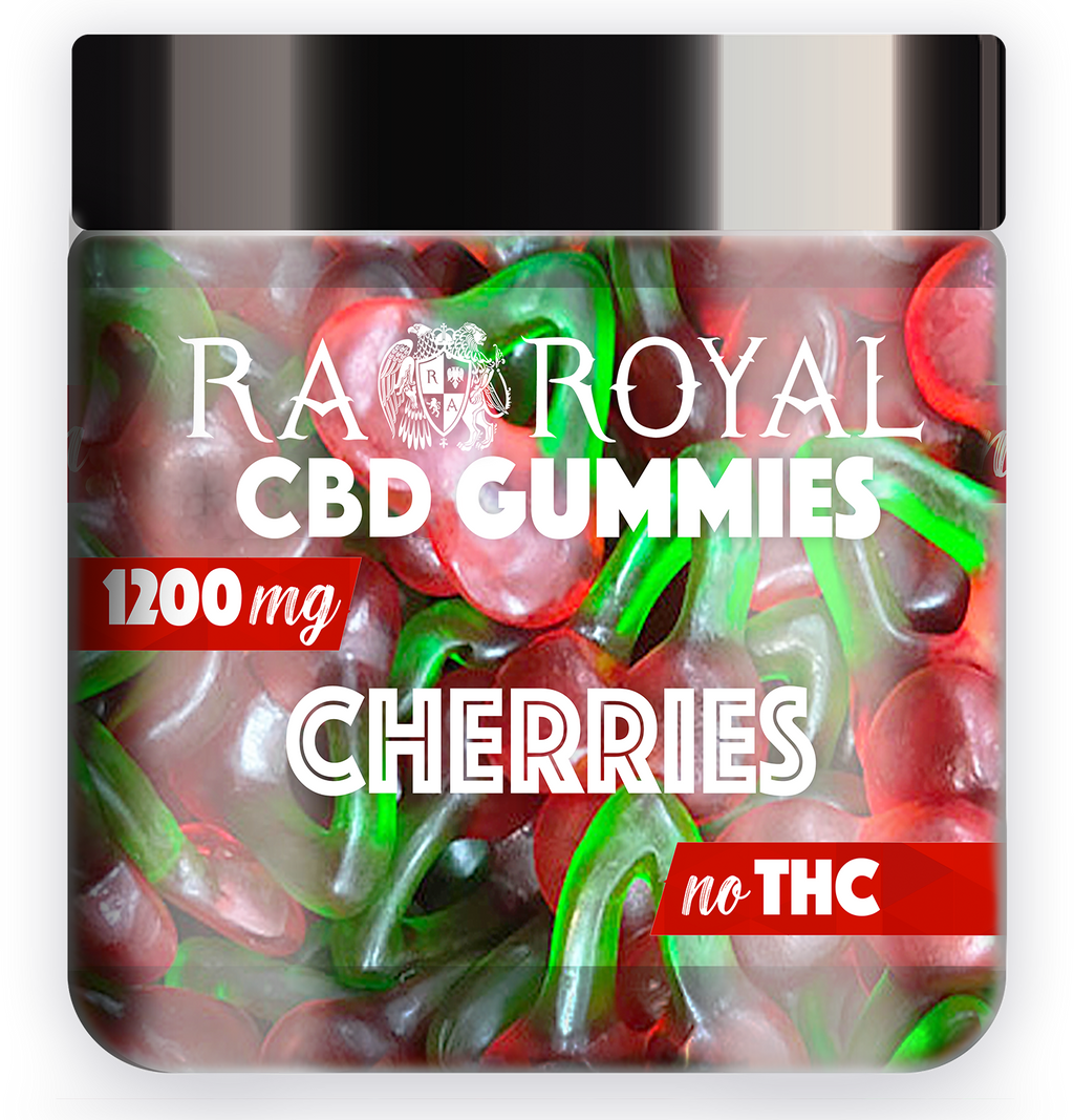 R.A. Royal 1200MG CBD Gummies Cherries