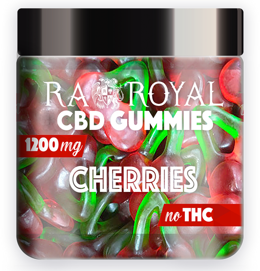 R.A. Royal 1200MG CBD Gummies Cherries