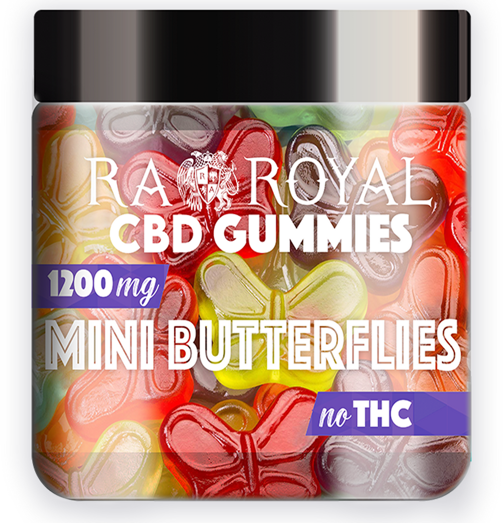 RA Royal Mini Butterflies 1200MG CBD Gummies