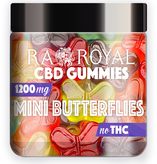 RA Royal Mini Butterflies 1200MG CBD Gummies