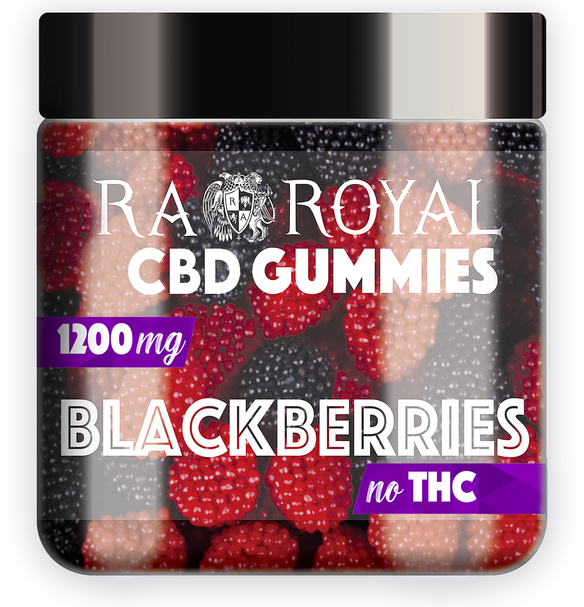 RA Royal Blackberries 1200MG CBD Gummies