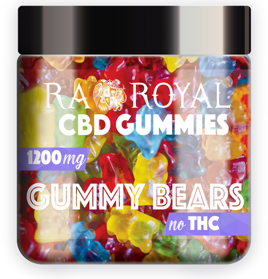 RA Royal Gummy Bears 1200MG CBD Gummies