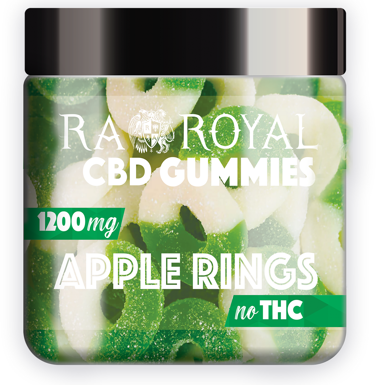 RA Royal Apple Rings 1200MG CBD Gummies