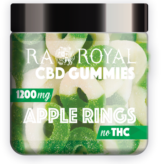 RA Royal Apple Rings 1200MG CBD Gummies