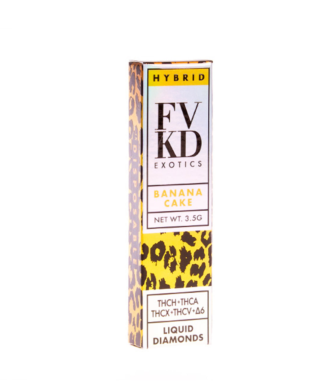 FVKD Liquid Diamonds 3.5ML Vape Banana Cake