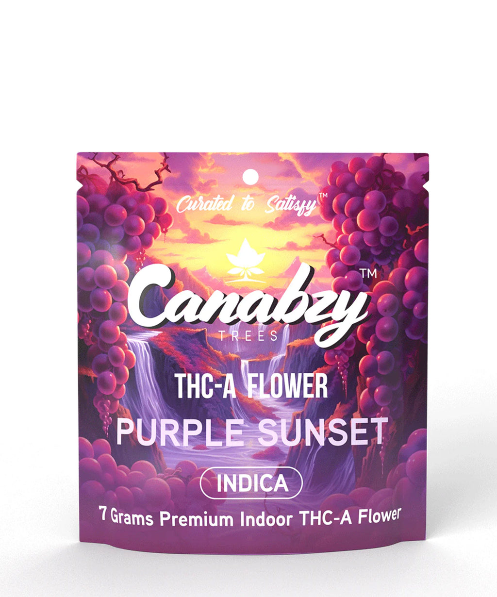 Canabzy THCa 7G Premium Indoor Purple Sunset Flower