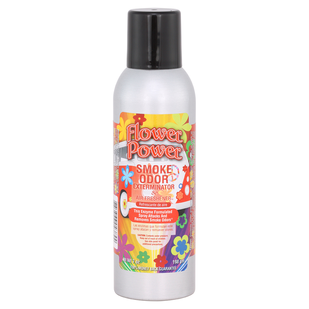 Smoke Odor Exterminator Flower Power Air Freshener Spray 7oz