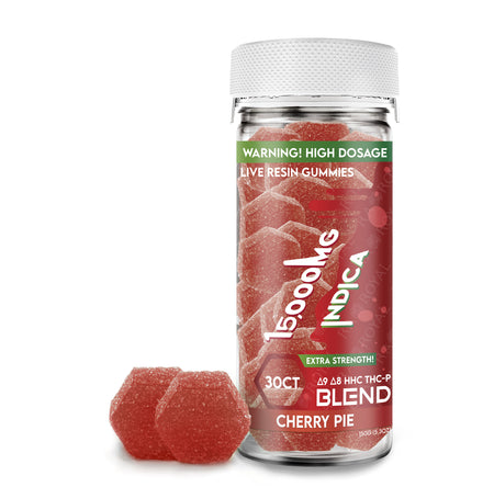 Ra Royal Cherry Pie Indica Live Resin Blend Gummies 15,000MG