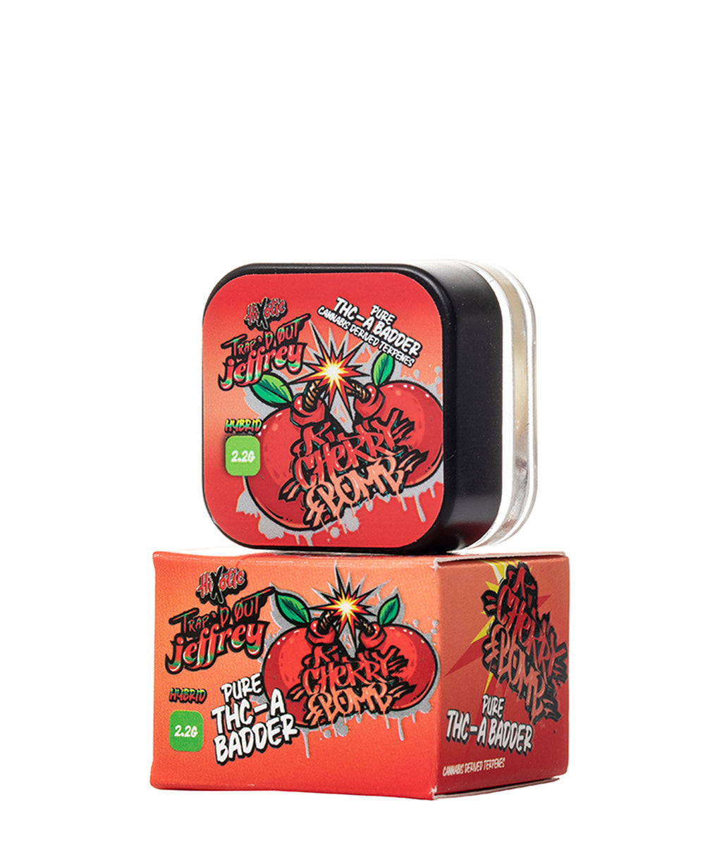 HiXotic Trap'd Out Jeffrey Pure THCa 2.2G Badder Cherry Bomb