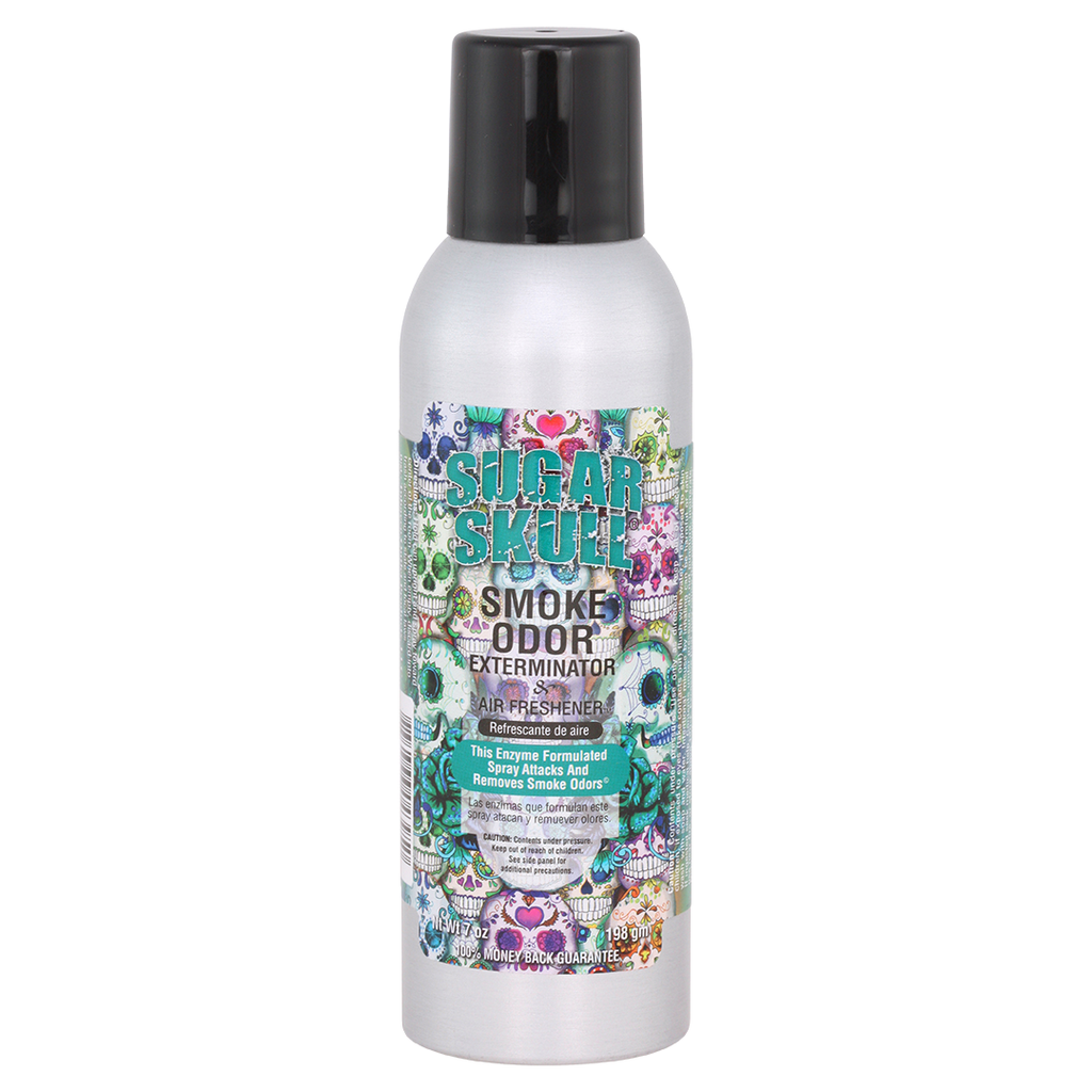 Smoke Odor Exterminator Sugar Skull Air Freshener Spray 7oz