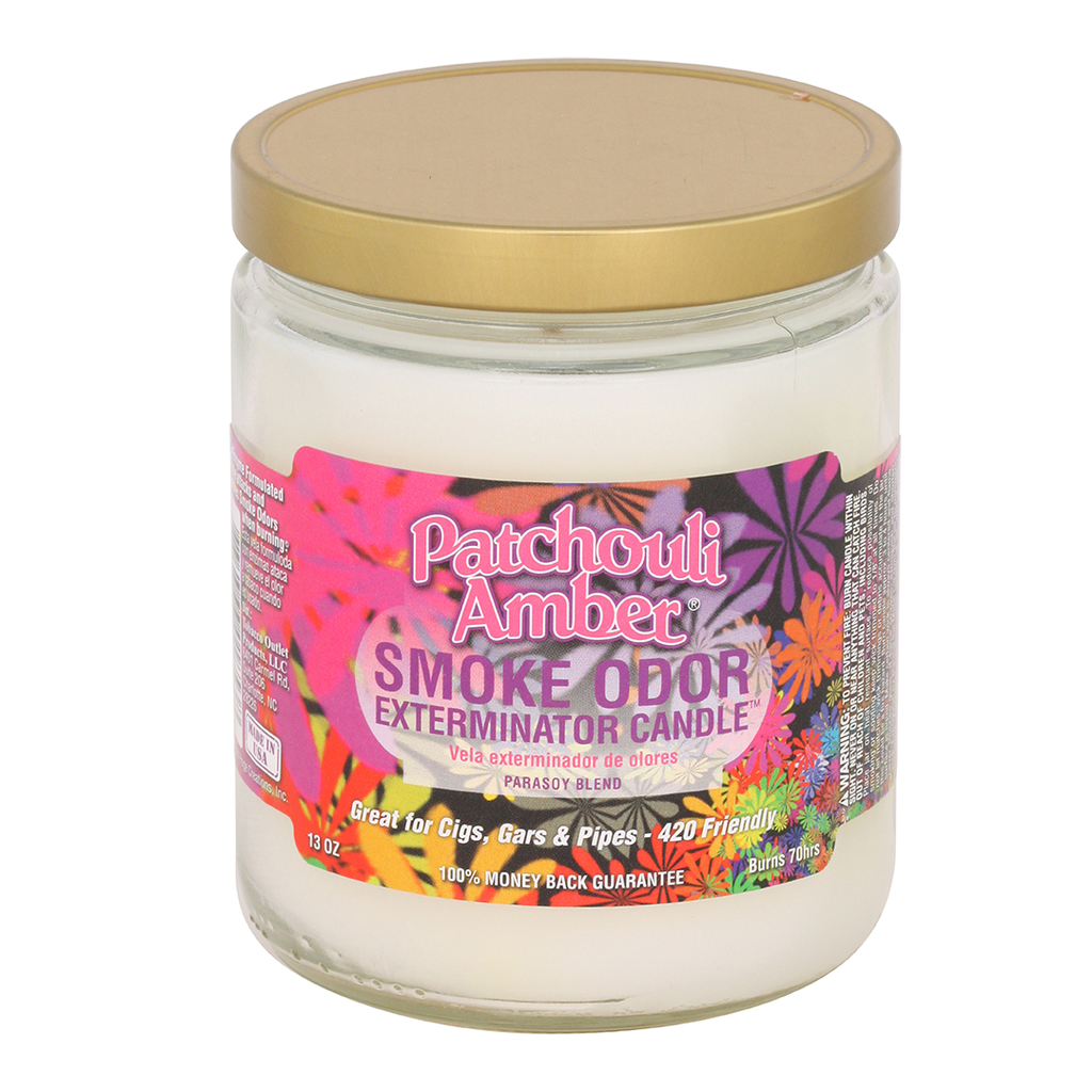 Smoke Odor Exterminator Patchouli Amber Candle 13 OZ