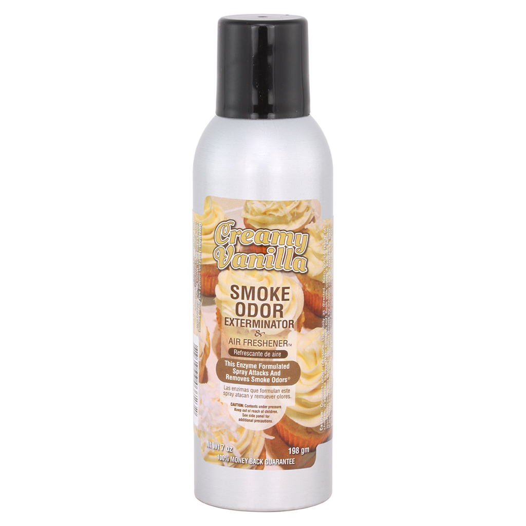 Smoke Odor Exterminator Creamy Vanilla Air Freshener Spray 7oz
