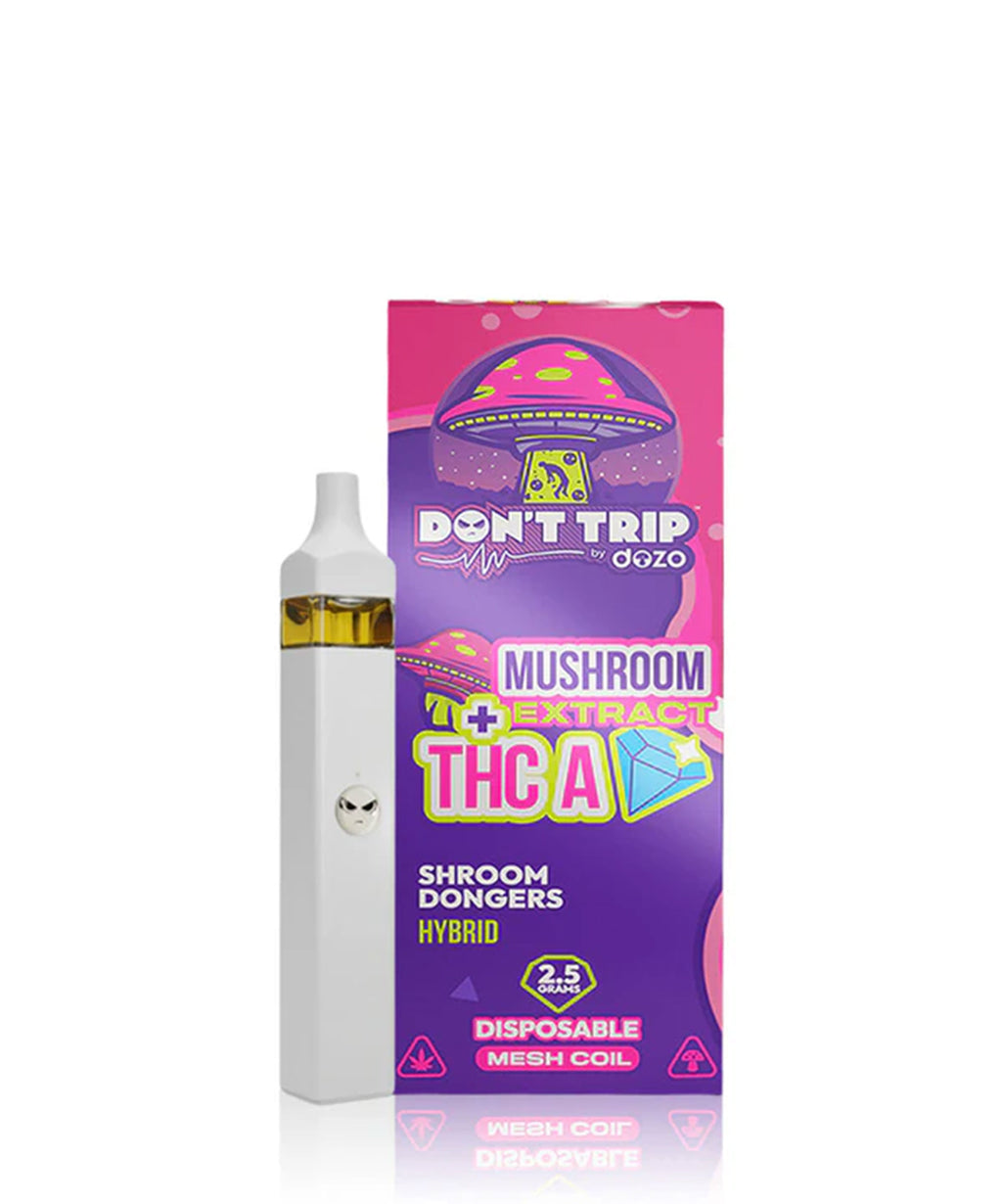 Dozo Don't Trip Mushroom + THCa 2.5G Shroom Dongers Vape