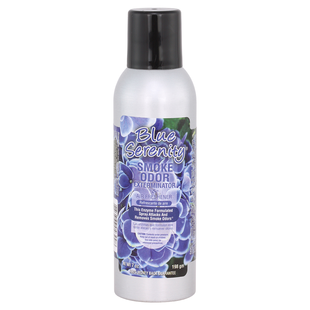 Smoke Odor Exterminator Blue Serenity Air Freshener Spray 7oz