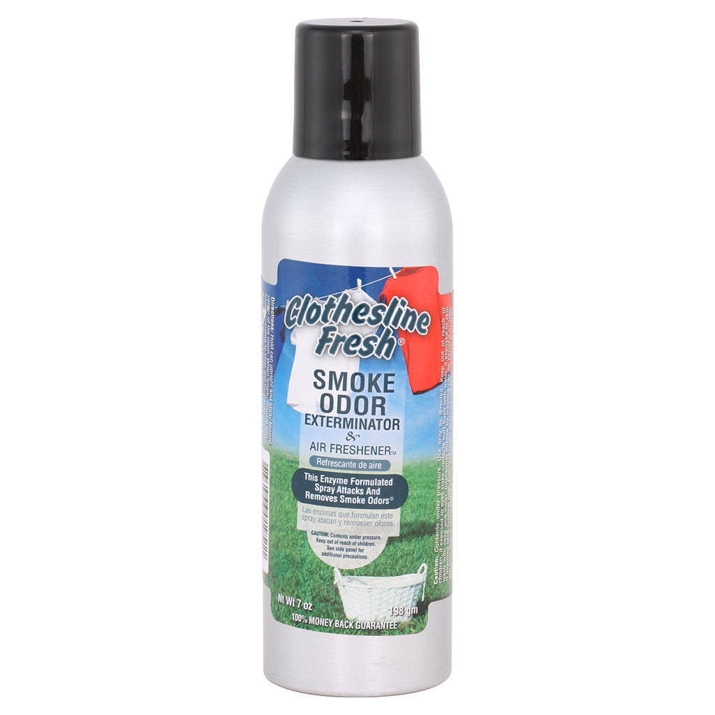 Smoke Odor Exterminator Clothesline Fresh Air Freshener Spray 7oz