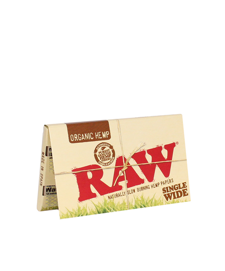 RAW Organic Hemp Single Wide Rolling Paper