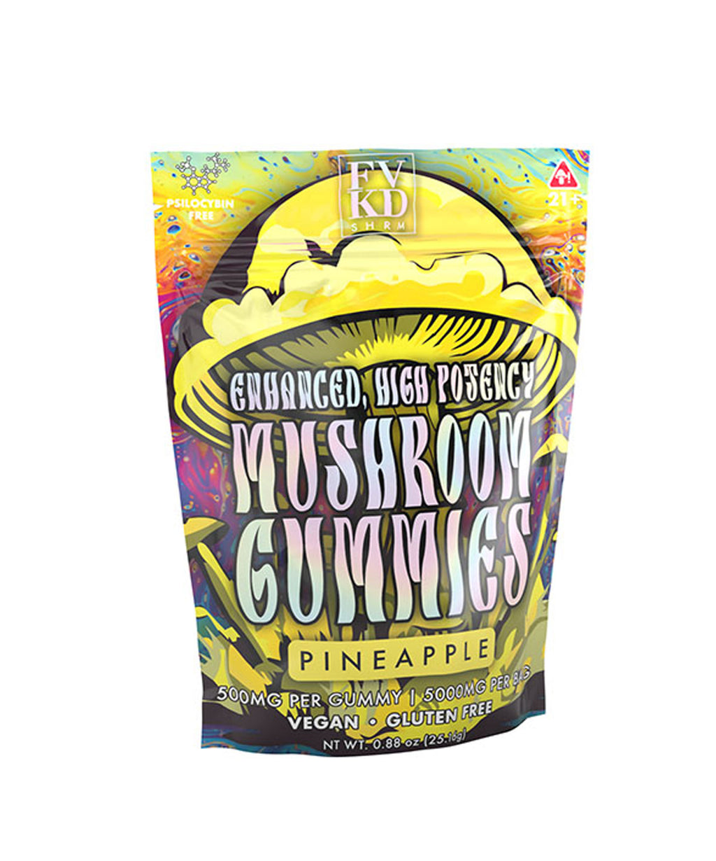 FVKD 500MG Mushroom Gummies Pineapple