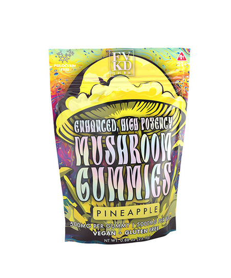 FVKD 500MG Mushroom Gummies Pineapple