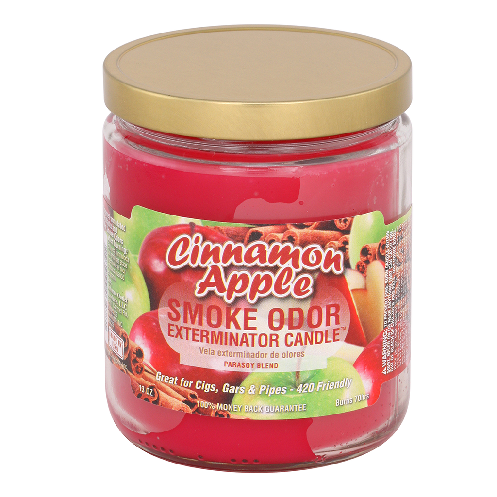 Smoke Odor Exterminator Cinnamon Apple Candle 13 OZ