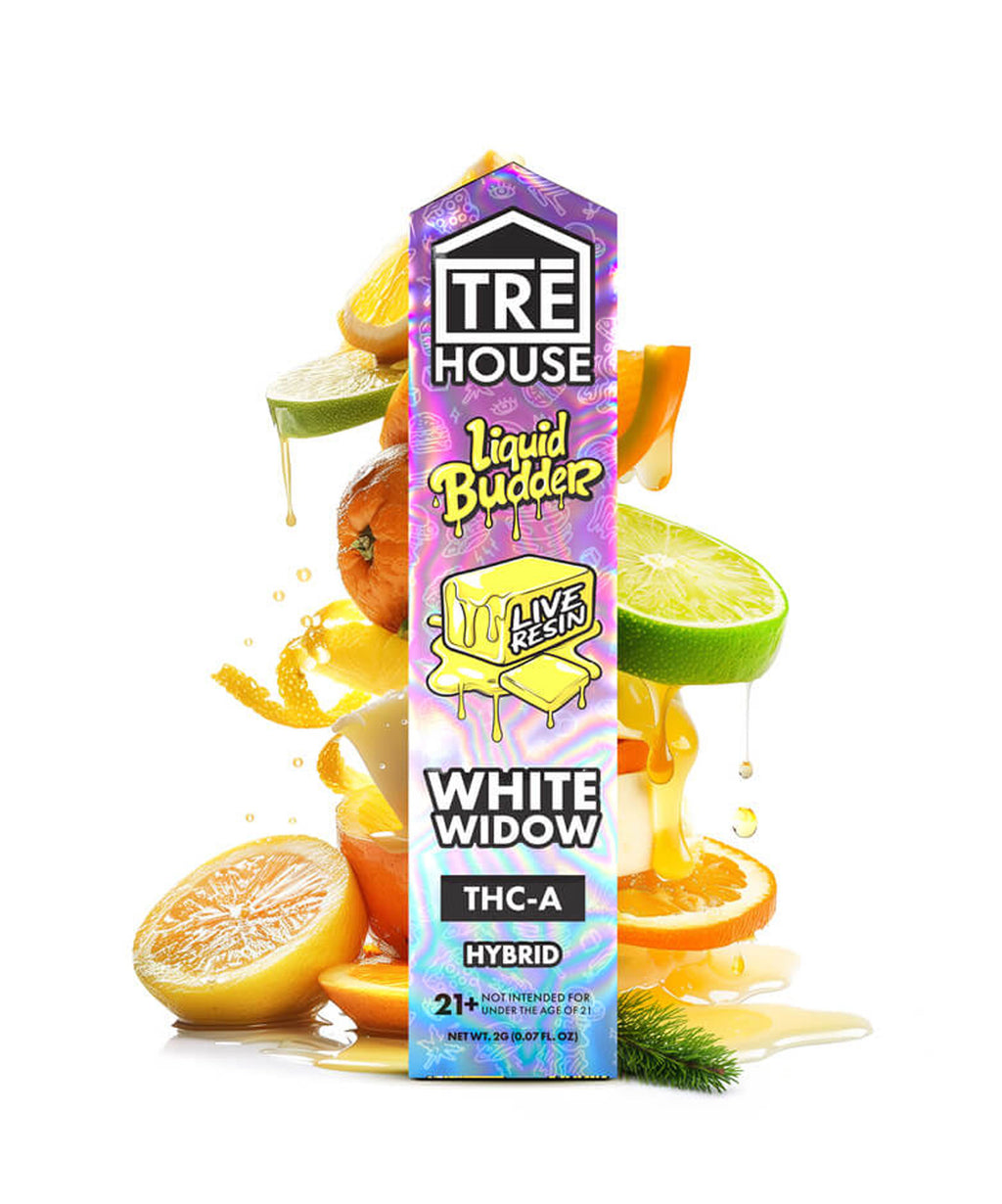 Tre House Liquid Budder THCa Live Resin 2G White Widow Vape