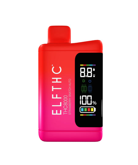 ElfTHC Vantablack Blend 8ML Strawberry Snatch Auto Vape