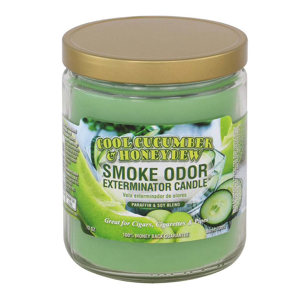 Smoke Odor Exterminator Cool Cucumber and Honeydew Candle 13 OZ