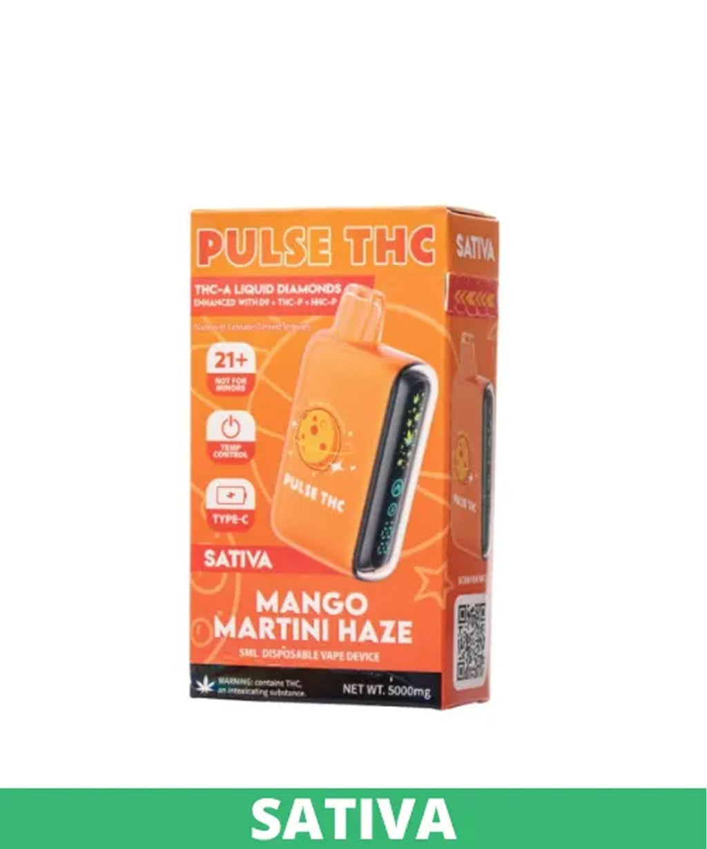 Pulse THC THCa Liquid Diamonds 5ML Vape Mango Martini Haze