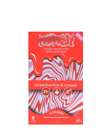MMELT Mushroom Chocolate 6G Strawberries & Cream Bar