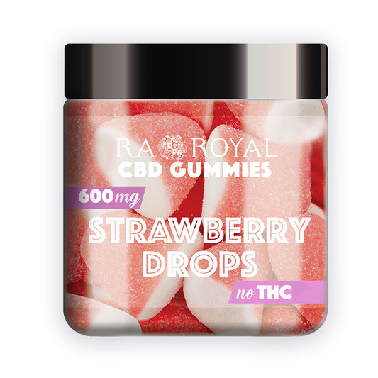 R.A. Royal Strawberry Drops CBD Gummies 600MG