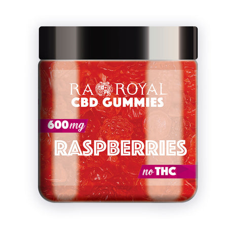 Ra Royal Raspberries CBD Gummies 600MG