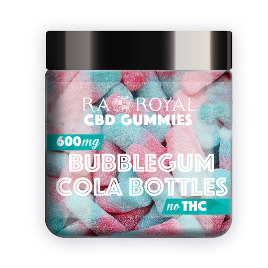 RA Royal Bubblegum Cola Bottles CBD Gummies 600MG