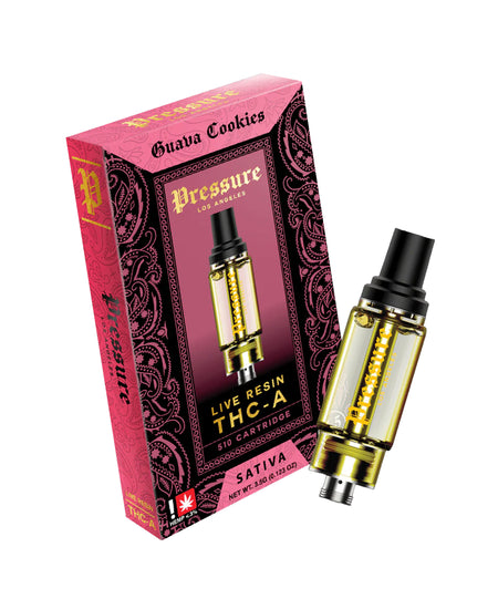 Pressure THCa Live Resin 3.5ML Cartridge Guava Cookies