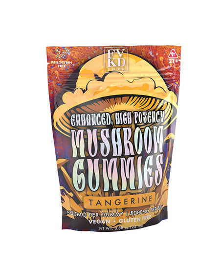 FVKD 500MG Mushroom Gummies Tangerine