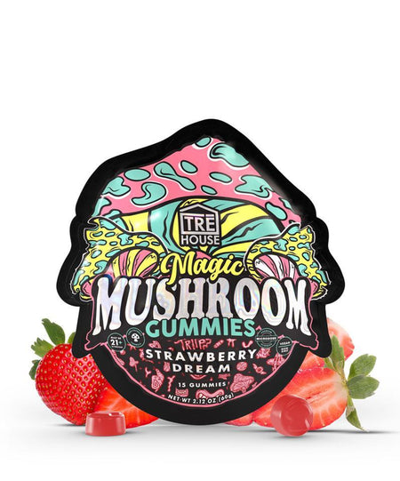 Tre House Magic Mushroom Strawberry Dream Gummies