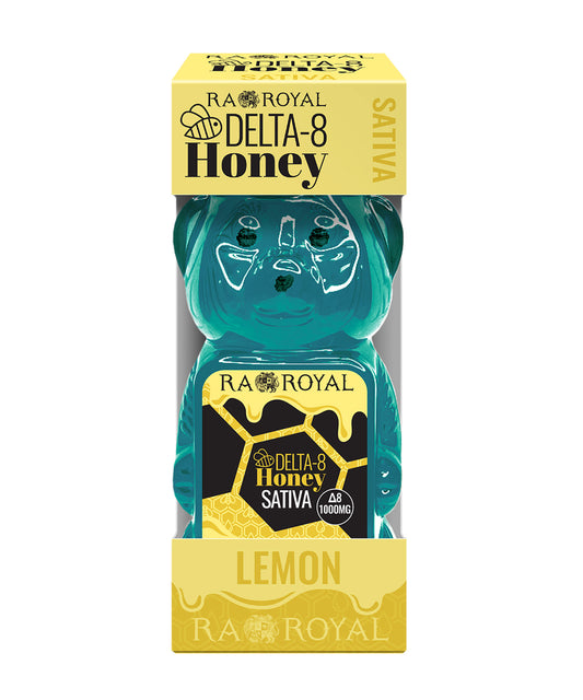 Ra Royal Lemon Citrus Sativa Delta 8 Honey Bear 1000MG