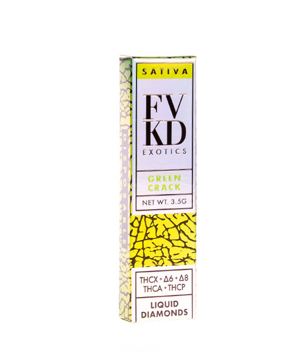 FVKD Liquid Diamonds 3.5ML Vape Green Crack