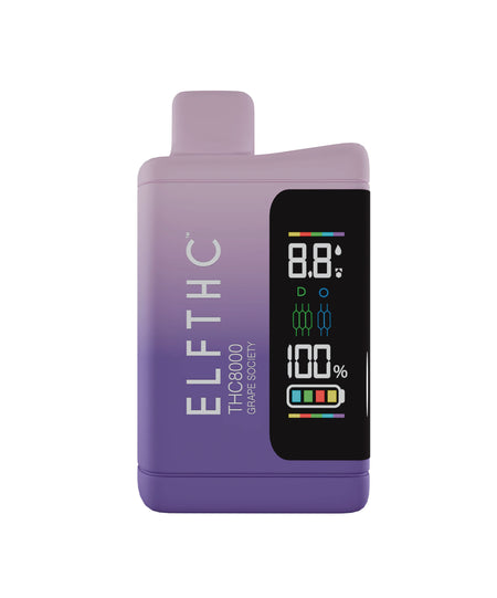 ElfTHC Quantum Blend 8ML Grape Society Vape