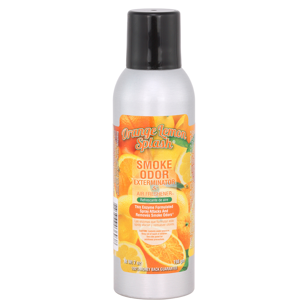 Smoke Odor Exterminator Orange Lemon Splash Air Freshener Spray 7oz
