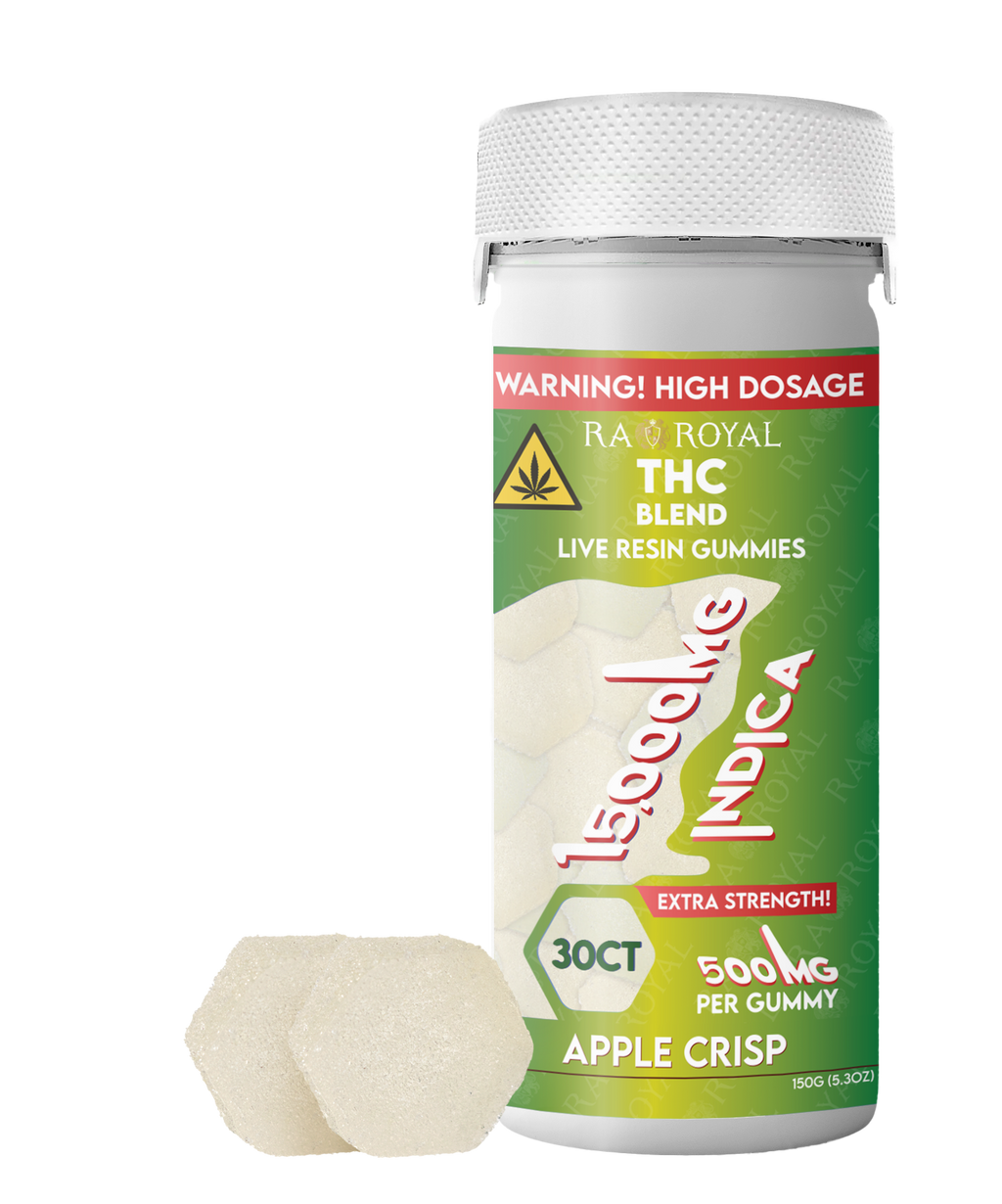 RA Royal THC Blend 15000MG Gummy: Apple Crisp (Indica)
