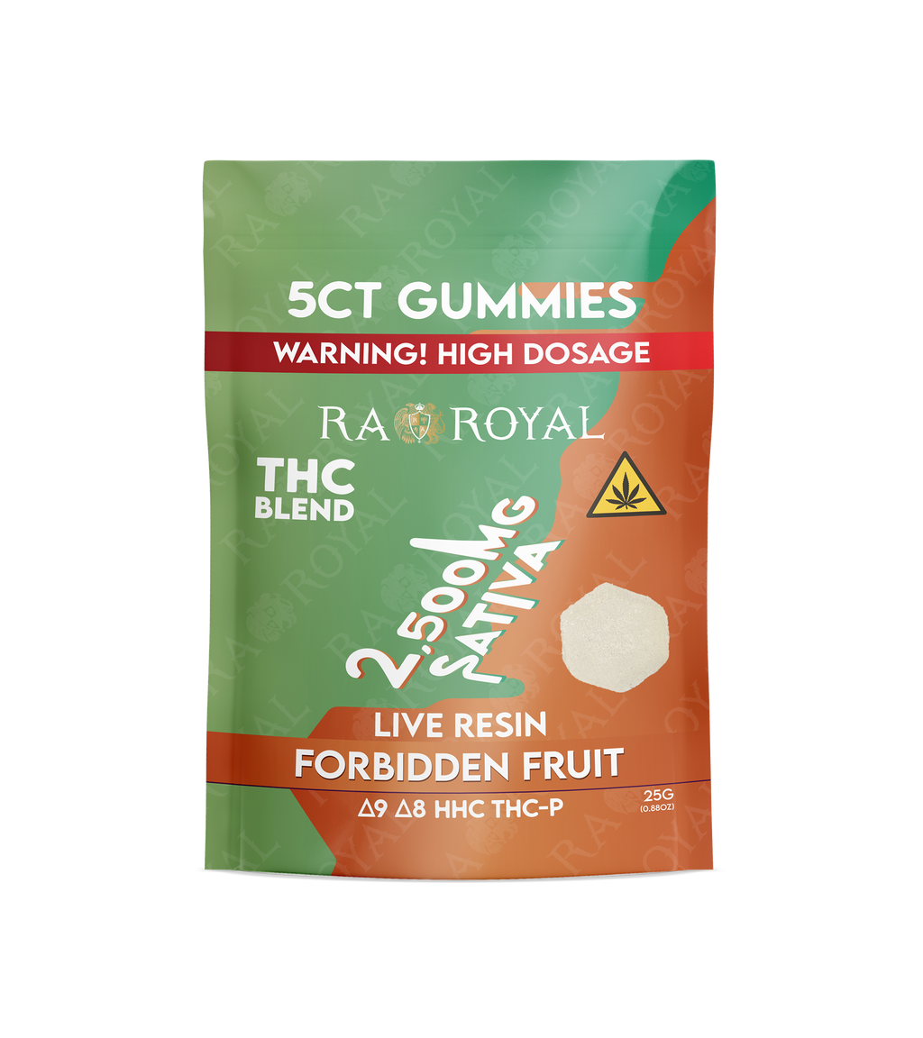 RA Royal THC Blend 2500MG Gummy: Forbidden Fruit (Sativa)