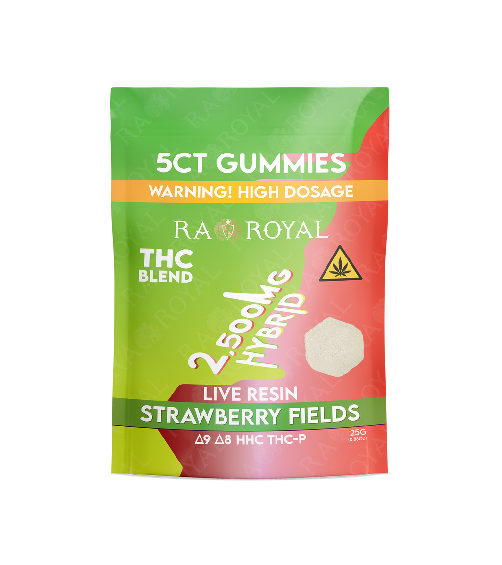 Gomitas RA Royal THC Blend 2500MG: Sandía Zkittles (Sativa)