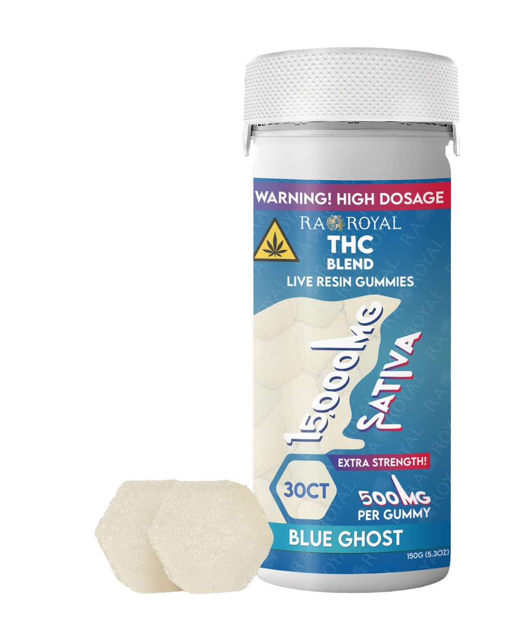 RA Royal THC Blend 15000MG Gummy: Blue Ghost (Sativa)